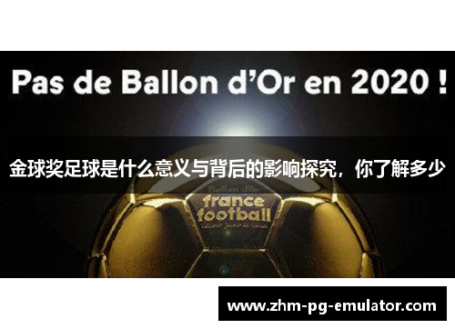 金球奖足球是什么意义与背后的影响探究，你了解多少